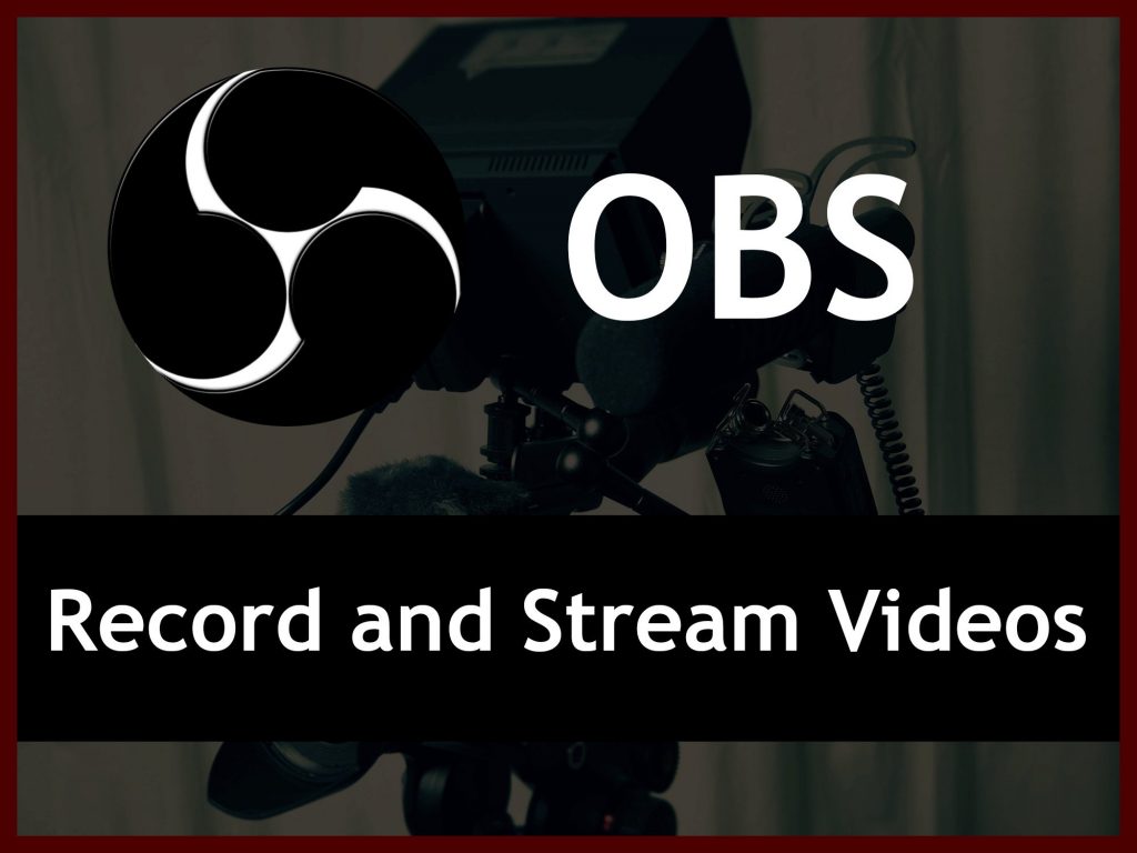 Machine Recording OBS Software