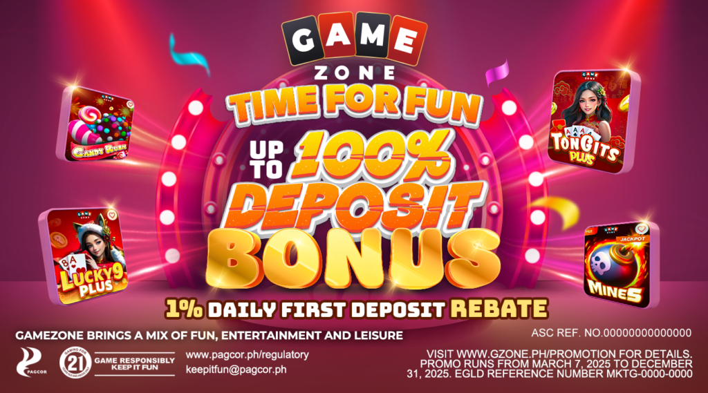 GameZone Deposit Bonus