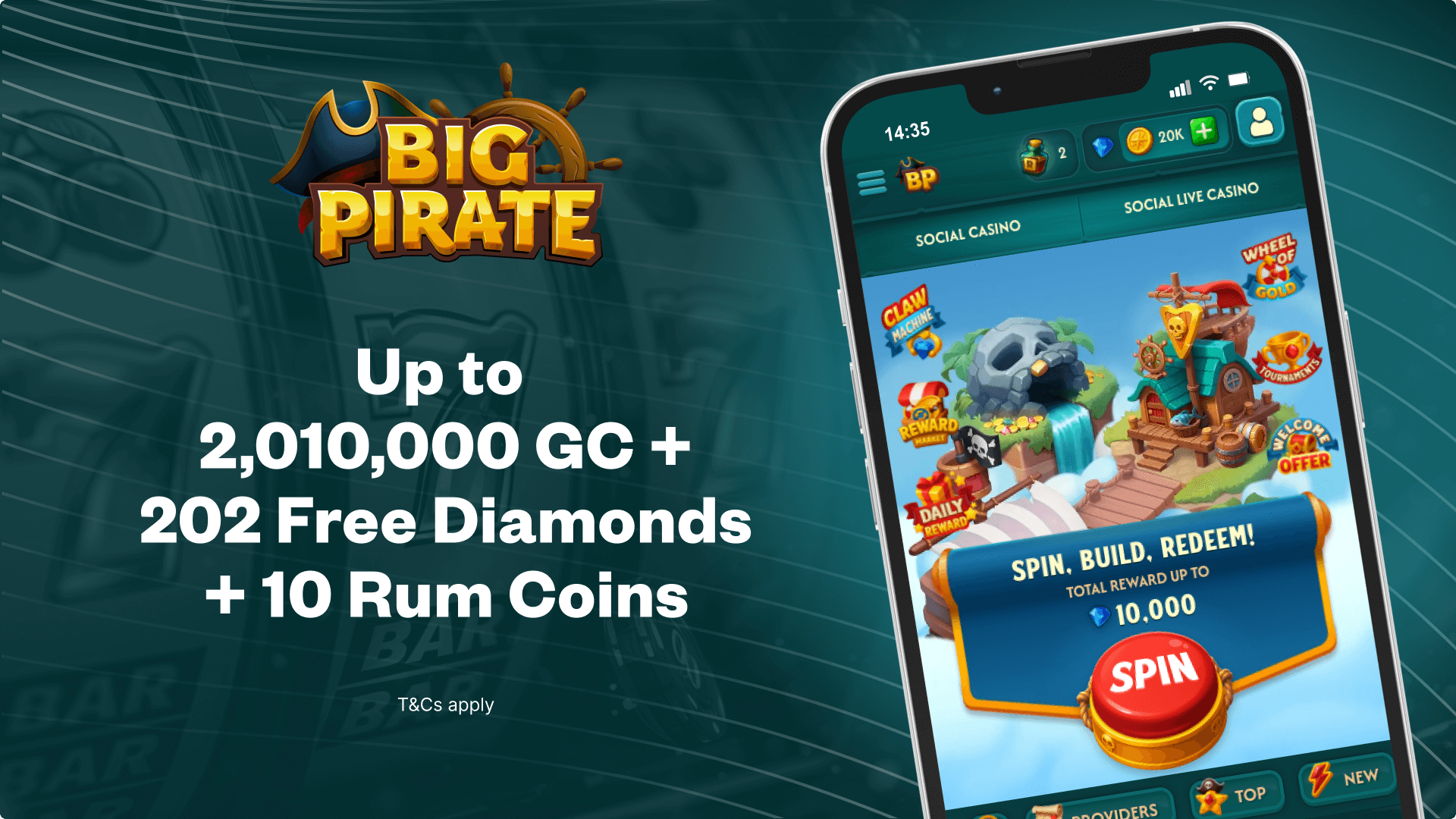 Big Pirate Social Casino Review