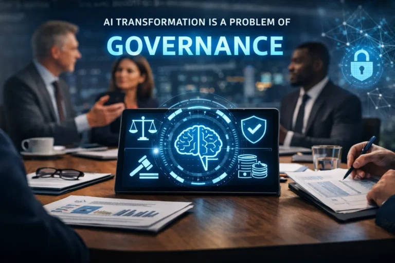 AI Transformation Is a Problem of Governance In 2026 AI Transformation Is a Problem of Governance